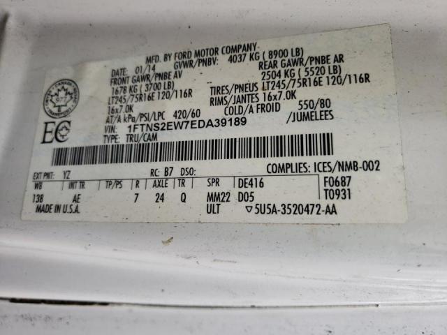 Photo 10 from auction – 2014 FORD ECONOLINE with VIN 1FTNS2EW7EDA39189