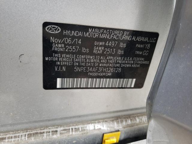 Photo 10 from auction – 2015 HYUNDAI SONATA SPO with VIN 5NPE34AF3FH126128