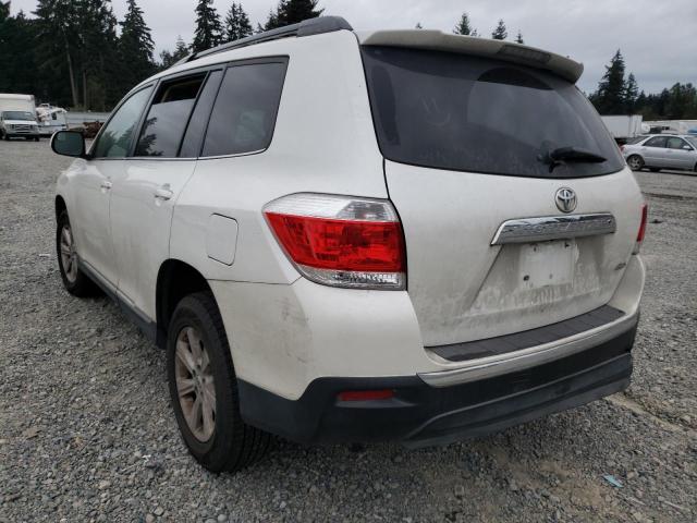 Photo 3 from auction – 2012 TOYOTA HIGHLANDER with VIN 5TDBK3EH5CS139058