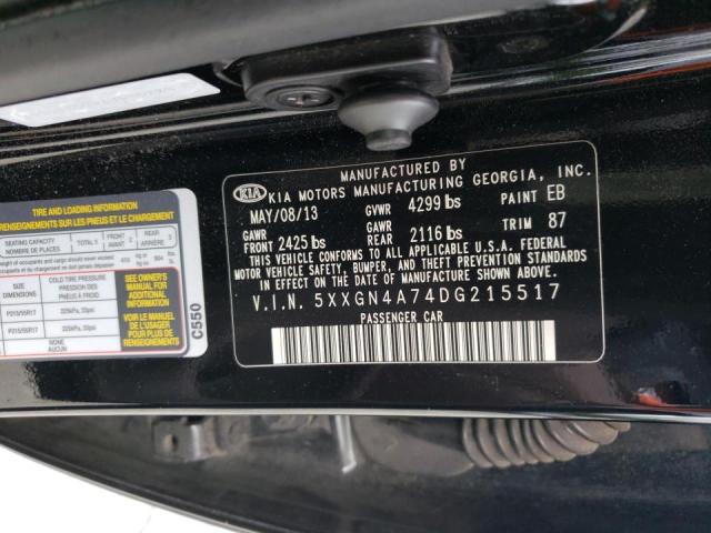 Photo 10 from auction – 2013 KIA OPTIMA EX with VIN 5XXGN4A74DG215517