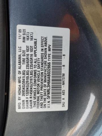 Photo 10 from auction – 2010 HONDA ODYSSEY EX with VIN 5FNRL3H66AB032866