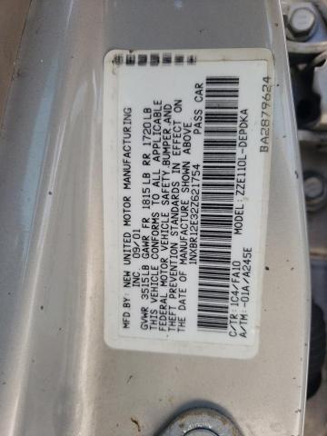 Photo 10 from auction – 2002 TOYOTA COROLLA CE with VIN 1NXBR12E32Z621754
