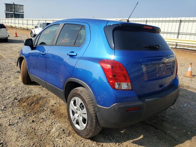 Photo 3 from auction – 2016 CHEVROLET TRAX LS with VIN KL7CJKSB6GB641444