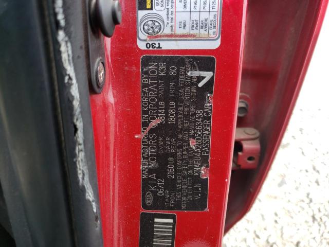 Photo 10 from auction – 2013 KIA FORTE EX with VIN KNAFU4A26D5663438