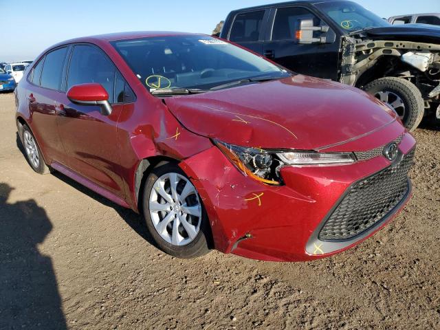 TOYOTA COROLLA LE 2022 with VIN JTDEPMAE9NJ212481 - Photo from auction