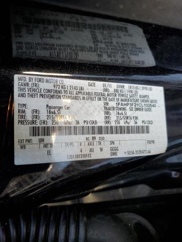 Photo 10 from auction – 2012 FORD FOCUS SE with VIN 1FAHP3F21CL102540