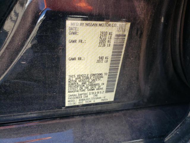 Photo 10 from auction – 2014 NISSAN ALTIMA with VIN 1N4AL3AP3EC191952
