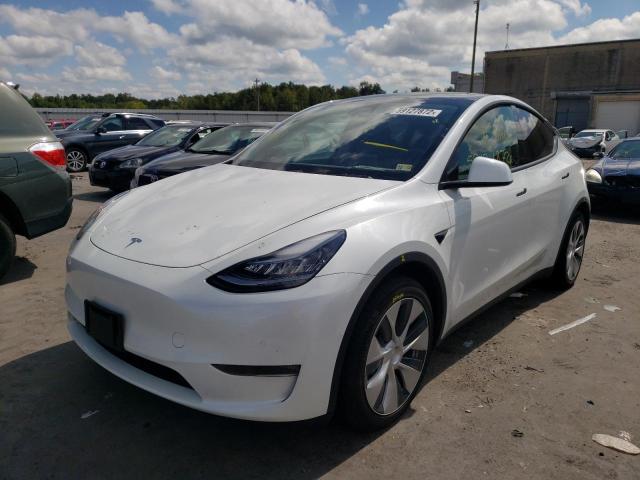 Photo 2 from auction – 2021 TESLA MODEL Y with VIN 5YJYGDEE6MF077747