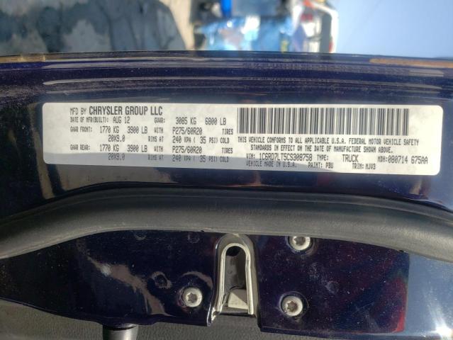 Photo 10 from auction – 2012 DODGE RAM 1500 S with VIN 1C6RD7LT5CS308758