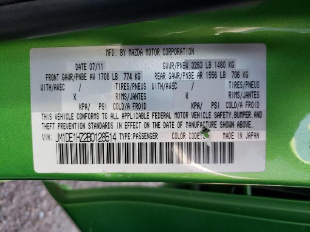 Photo 10 from auction – 2011 MAZDA MAZDA2 with VIN JM1DE1HZ2B0128514
