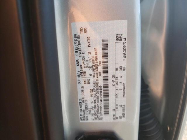 Photo 10 from auction – 2016 FORD F150 with VIN 1FTFW1EG4GFB96889