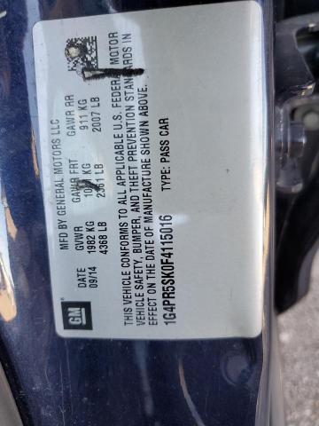 Photo 10 from auction – 2015 BUICK VERANO CON with VIN 1G4PR5SK0F4115016