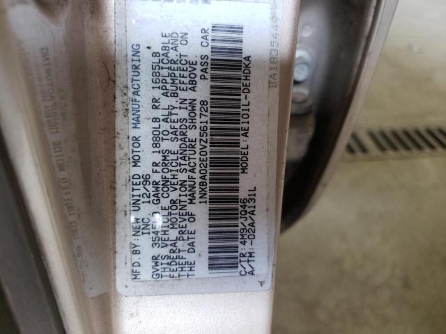 Photo 10 from auction – 1997 TOYOTA COROLLA BA with VIN 1NXBA02E0VZ561728