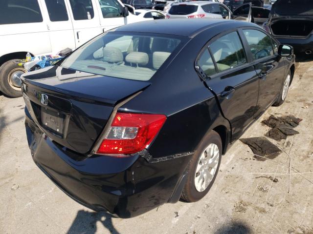 Photo 4 from auction – 2012 HONDA CIVIC LX with VIN 19XFB2F54CE099159