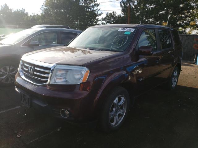 Photo 2 from auction – 2013 HONDA PILOT EXL with VIN 5FNYF4H58DB056381