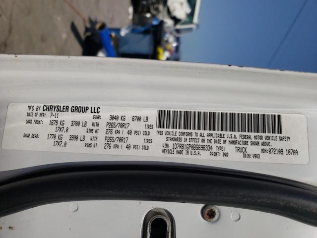 Photo 10 from auction – 2011 DODGE RAM 1500 with VIN 1D7RB1GP0BS696334