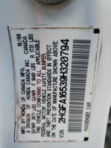 Photo 10 from auction – 2010 HONDA CIVIC EX with VIN 2HGFA1F84AH540069