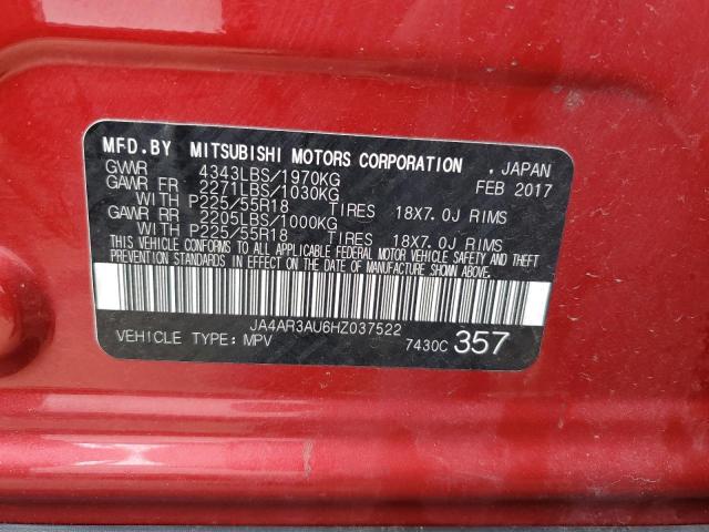 Photo 10 from auction – 2017 MITSUBISHI OUTLANDER with VIN JA4AR3AU6HZ037522