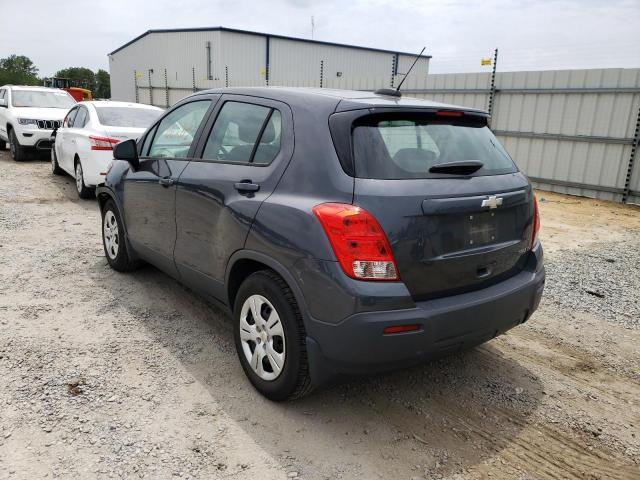 Photo 3 from auction – 2016 CHEVROLET TRAX LS with VIN 3GNCJKSB4GL122319