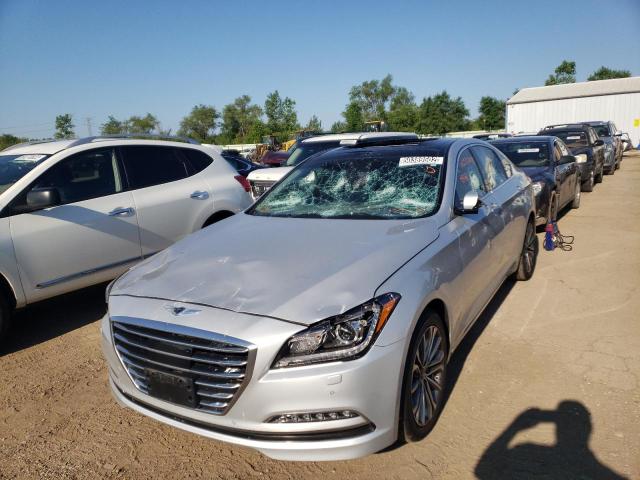Photo 2 from auction – 2017 GENESIS G80 BASE with VIN KMHGN4JE4HU171674