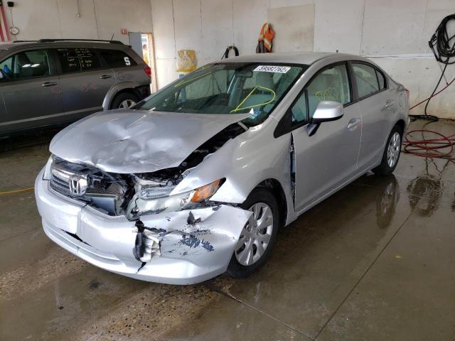 Photo 2 from auction – 2012 HONDA CIVIC LX with VIN 19XFB2F54CE054092