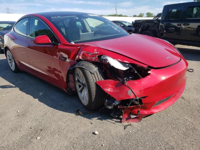 TESLA MODEL 3 2022 with VIN 5YJ3E1EB6NF186991 - Photo from auction