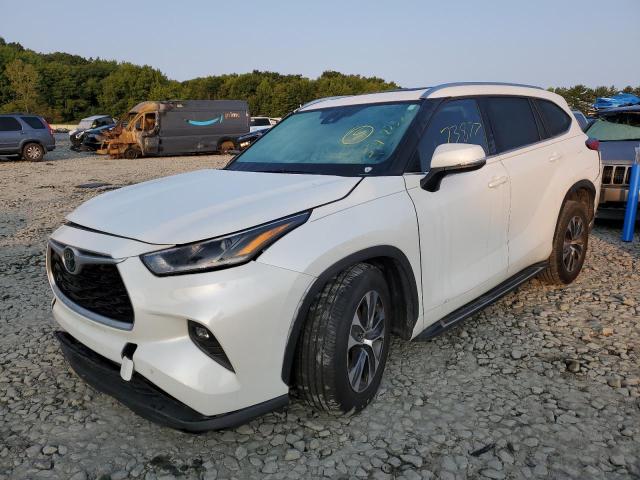 Photo 2 from auction – 2021 TOYOTA HIGHLANDER with VIN 5TDGZRAH3MS058894
