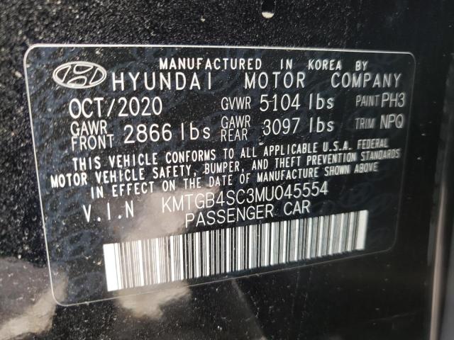 Photo 10 from auction – 2021 GENESIS G80 BASE with VIN KMTGB4SC3MU045554