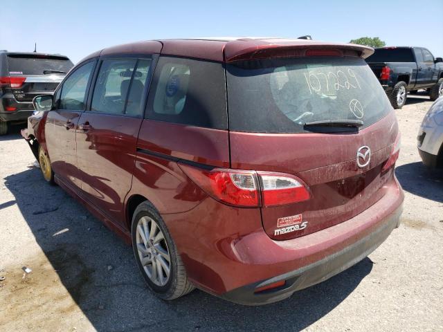 Photo 3 from auction – 2012 MAZDA 5 with VIN JM1CW2CL4C0107229