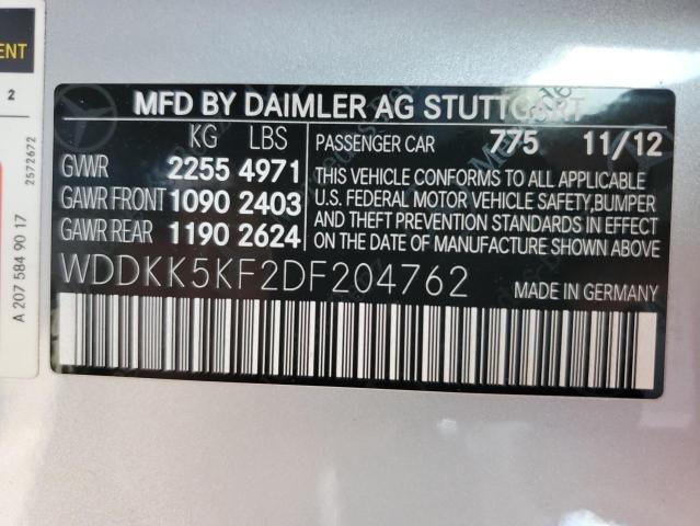 Photo 10 from auction – 2013 MERCEDES-BENZ E 350 with VIN WDDKK5KF2DF204762