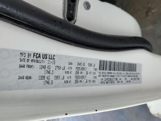 Photo 10 from auction – 2016 DODGE JOURNEY SX with VIN 3C4PDCBB1GT177981