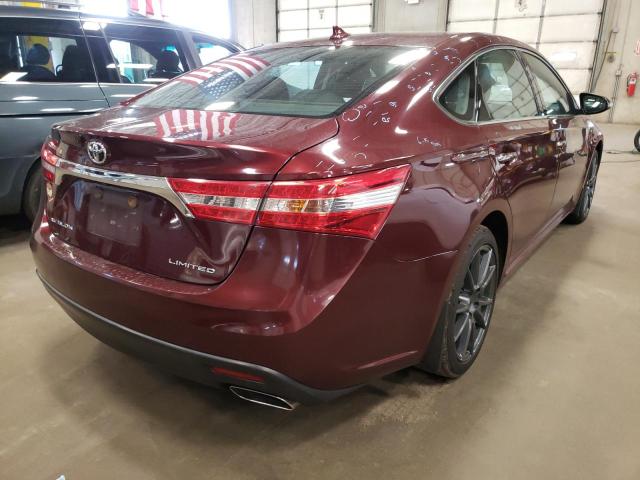 Photo 4 from auction – 2013 TOYOTA AVALON BAS with VIN 4T1BK1EB3DU038741