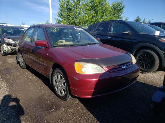Photo 1 from auction – 2003 HONDA CIVIC LX with VIN 2HGES16673H919268