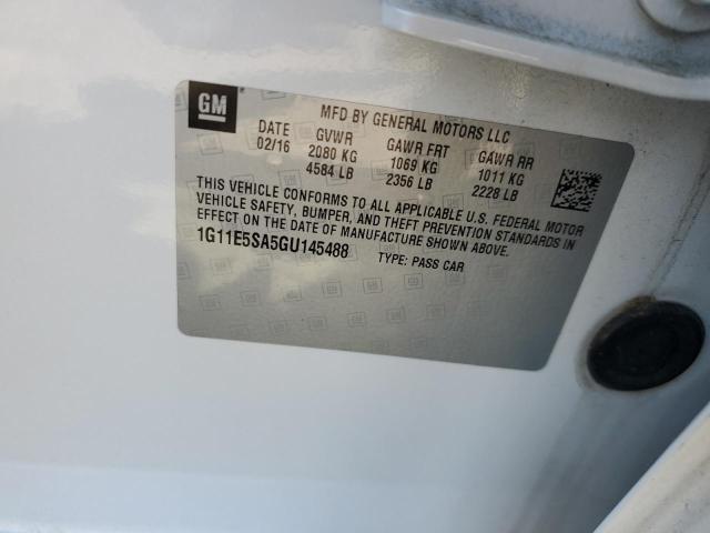 Photo 10 from auction – 2016 CHEVROLET MALIBU LIM with VIN 1G11E5SA5GU145488