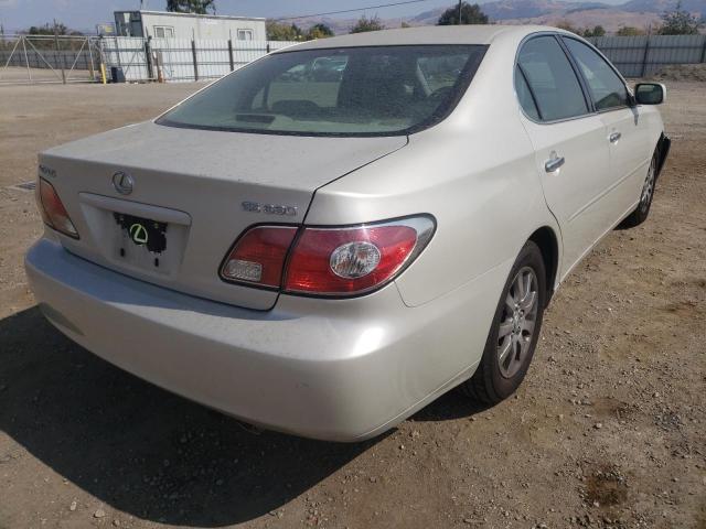 Photo 4 from auction – 2004 LEXUS ES 330 with VIN JTHBA30G045039604