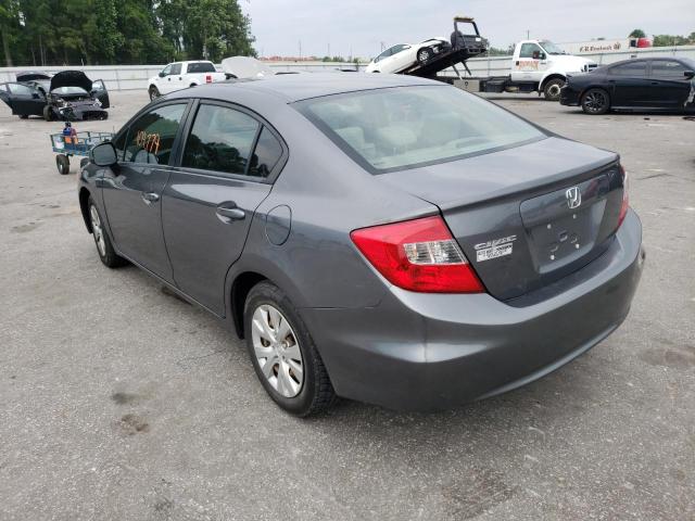 Photo 3 from auction – 2012 HONDA CIVIC LX with VIN 2HGFB2F50CH525919