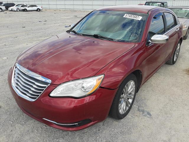 Photo 2 from auction – 2012 CHRYSLER 200 LIMITE with VIN 1C3CCBCG6CN123953