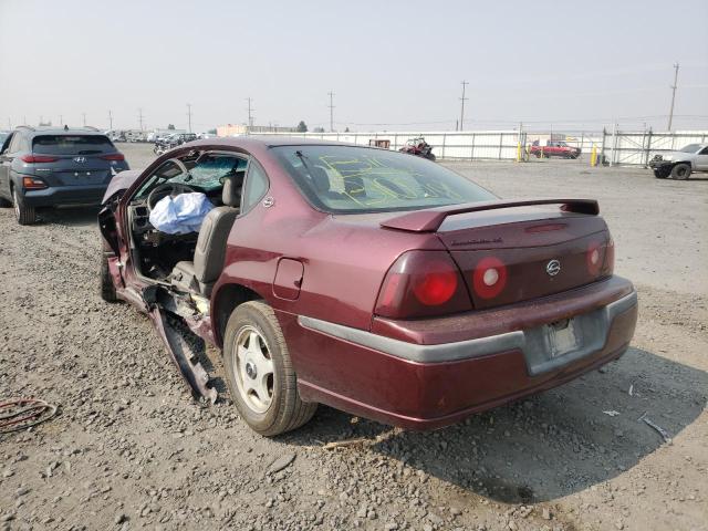 Photo 3 from auction – 2001 CHEVROLET IMPALA LS with VIN 2G1WH55K419183834