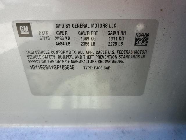 Photo 10 from auction – 2016 CHEVROLET MALIBU LIM with VIN 1G11E5SA1GF103646