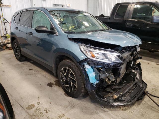 HONDA CR-V SE 2016 with VIN 5J6RM4H47GL018914 - Photo from auction