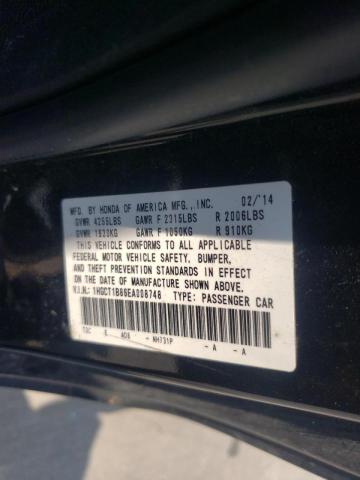 Photo 10 from auction – 2014 HONDA ACCORD EXL with VIN 1HGCT1B86EA008748