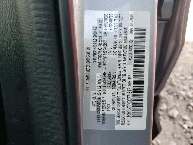 Photo 10 from auction – 2016 MAZDA CX-5 TOURI with VIN JM3KE2CYXG0771817