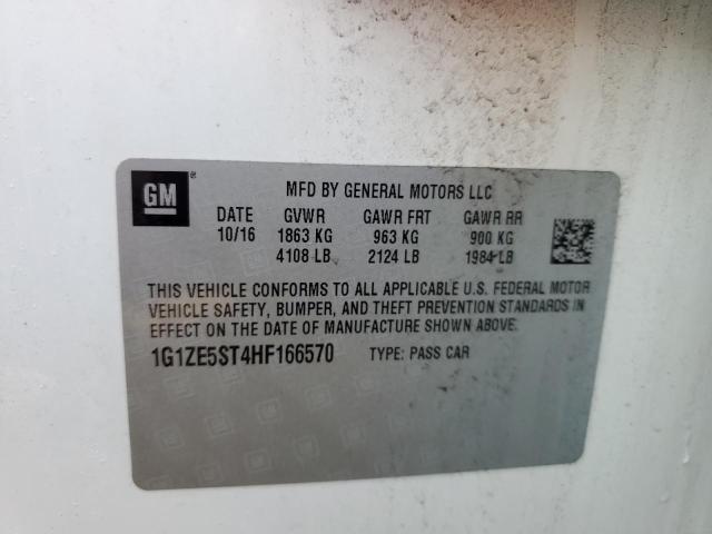 Photo 10 from auction – 2017 CHEVROLET MALIBU LT with VIN 1G1ZE5ST4HF166570