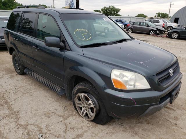 HONDA PILOT EX 2003 with VIN 2HKYF18413H620748 - Photo from auction