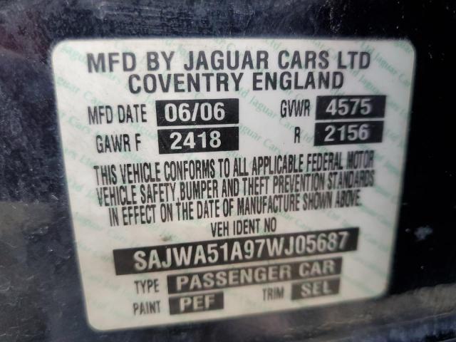 Photo 10 from auction – 2007 JAGUAR X-TYPE 3.0 with VIN SAJWA51A97WJ05687