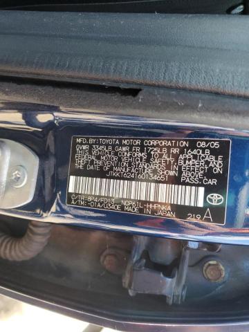 Photo 10 from auction – 2006 TOYOTA SCION XA with VIN JTKKT624160134651