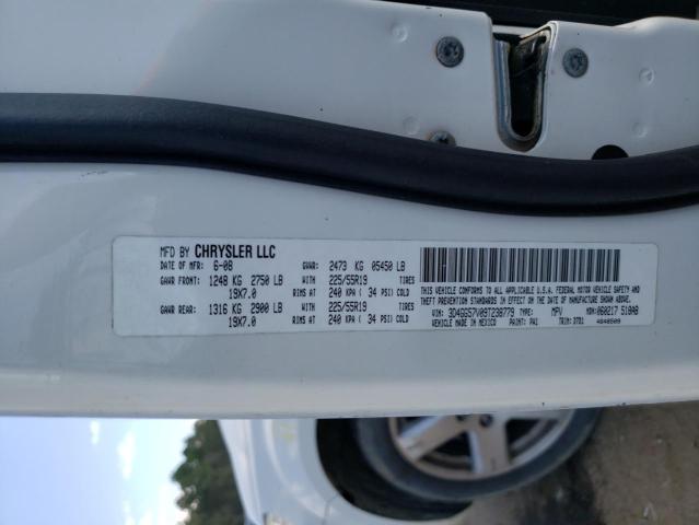 Photo 10 from auction – 2009 DODGE JOURNEY SX with VIN 3D4GG57V09T238779