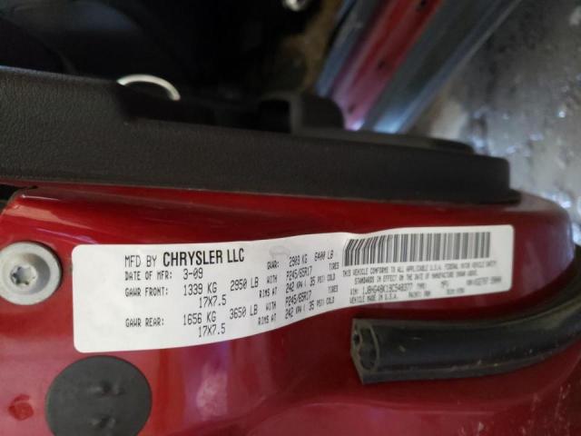 Photo 10 from auction – 2009 JEEP COMMANDER with VIN 1J8HG48K19C548377