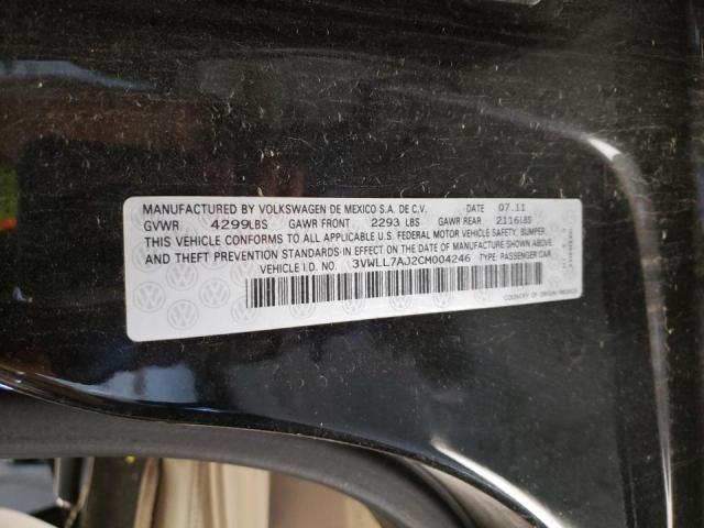 Photo 10 from auction – 2012 VOLKSWAGEN JETTA TDI with VIN 3VWLL7AJ2CM004246