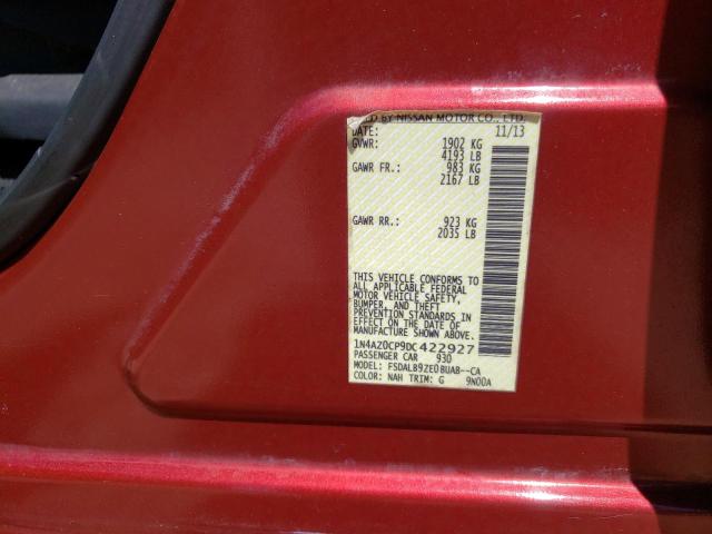 Photo 10 from auction – 2013 NISSAN LEAF S with VIN 1N4AZ0CP9DC422927